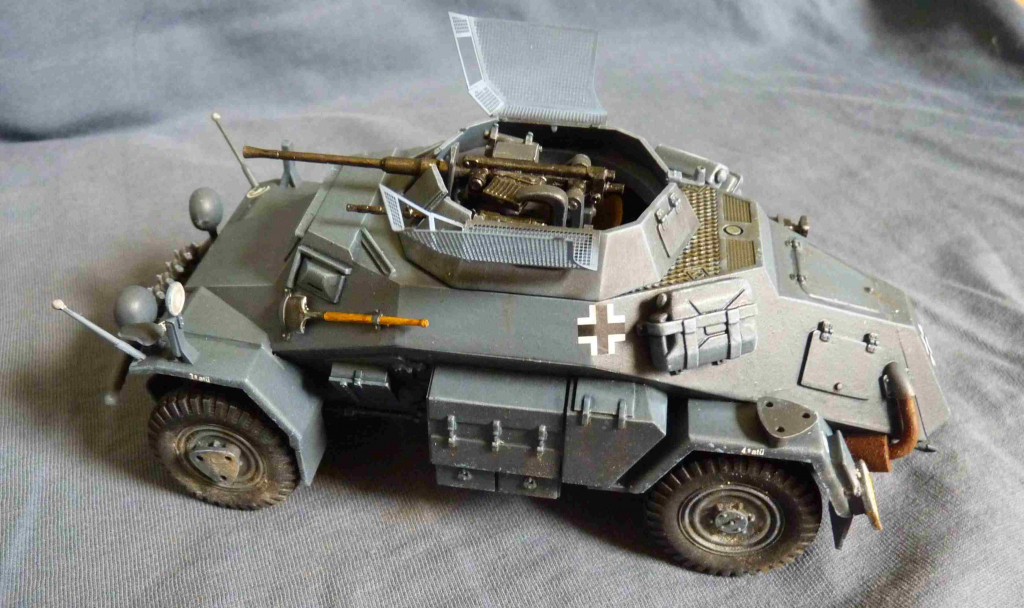 Maquette Militaire Tamiya 35270 - Véhicule Sd.Kfz.222 Leichter Panzerspähwagen (4x4) à L'échelle 1/35 - Neuf