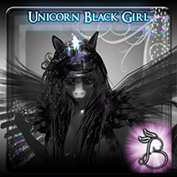 Unicorn Black Girl