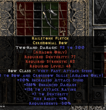 Grand matron bow diablo 2 где взять