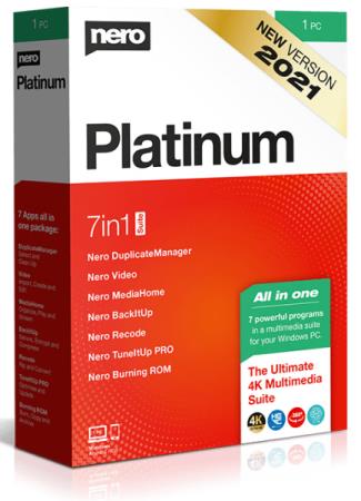 Nero Platinum Suite 2021 23.0.1010 + Content Packs