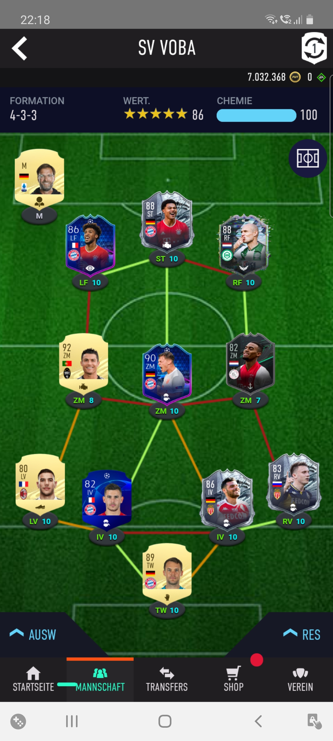 Show us your Robben teams!!! — FIFA Forums