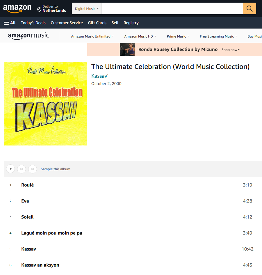 Kassav' - The Ultimate Celebration (World Music Collection)  H9qvg45h