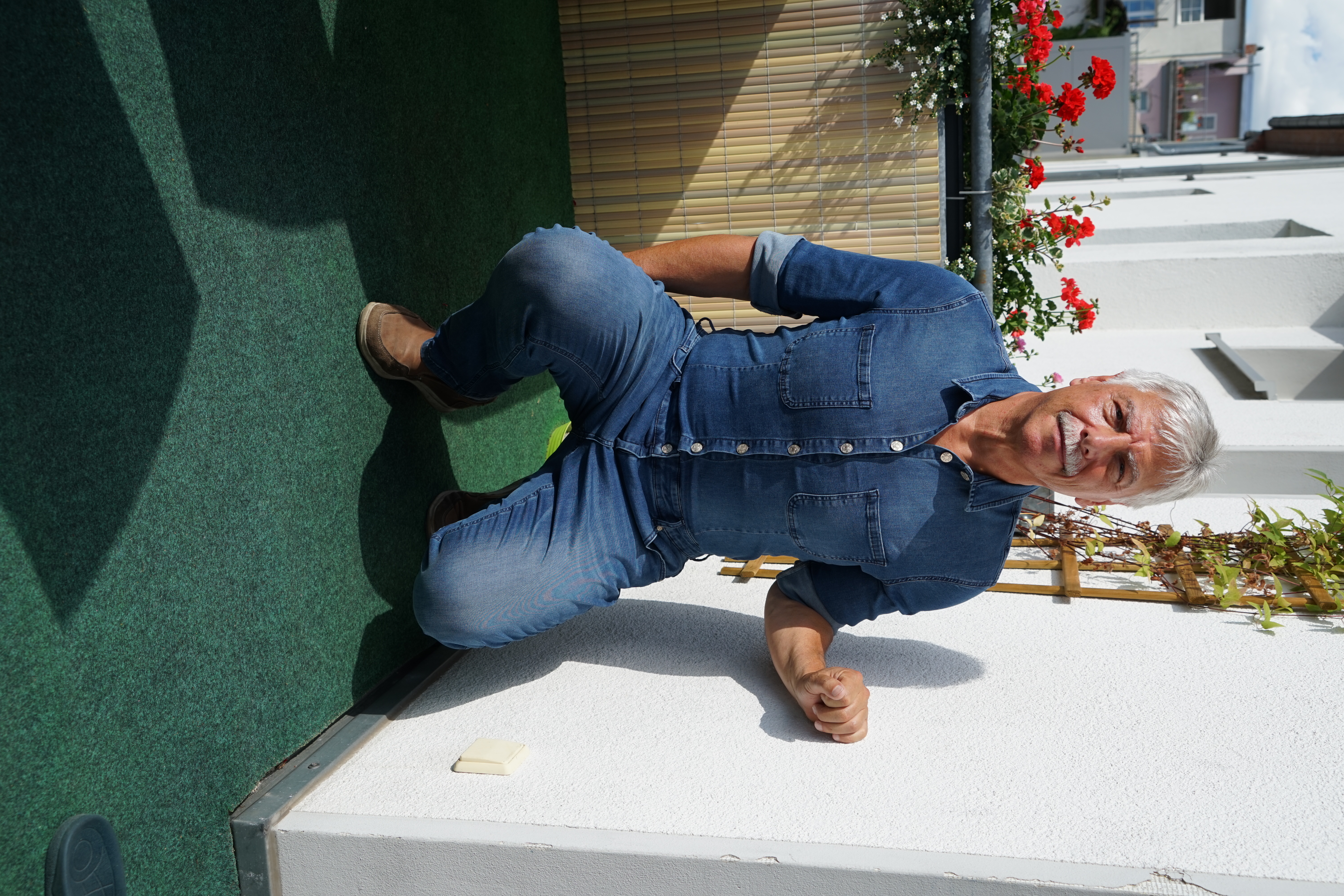 Qiero Jeans-Overall kurz